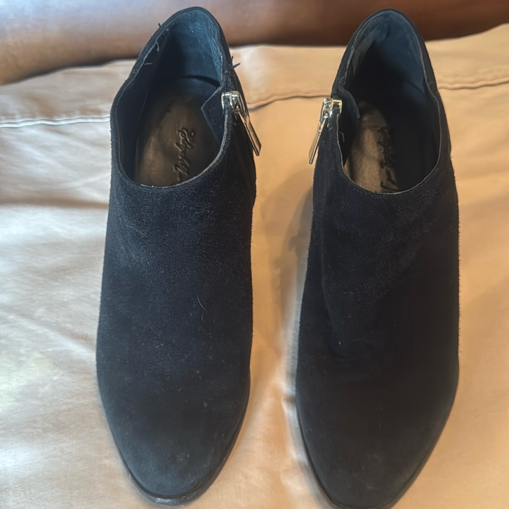 Black Suede Booties